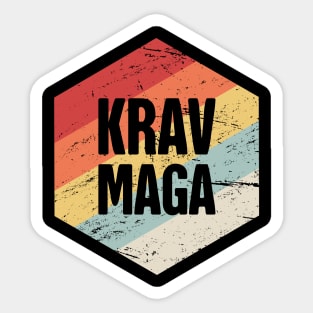 Retro Vintage Krav Maga Martial Arts Sticker